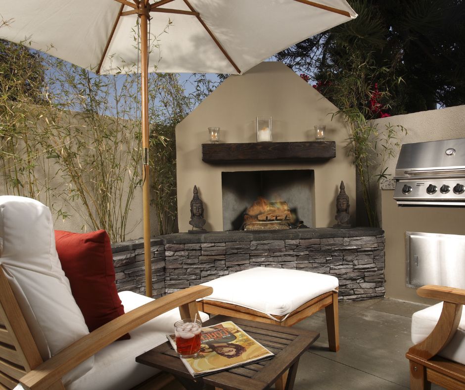 outdoor living space